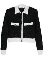 Balmain cardigan à boutons tête de lion - Noir