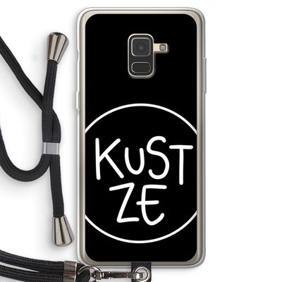 KUST ZE: Samsung Galaxy A8 (2018) Transparant Hoesje met koord