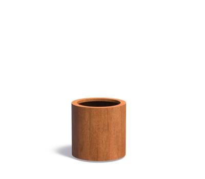 Cortenstaal plantenbak CIRCUM 50x50cm.