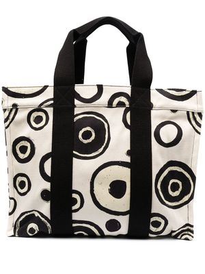 10 CORSO COMO sac cabas à pois - Tons neutres