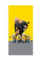 Minions strandlaken geel 70 x 140 cm