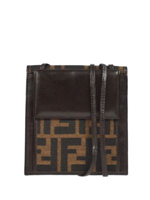 Fendi Pre-Owned portefeuille à motif Zucca (années 1990-2000) - Marron