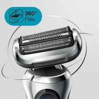 Braun Series 7 71-S7200cc Scheerapparaat met scheerblad Trimmer Zwart, Zilver - thumbnail