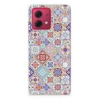 Motorola Moto G84 | TPU | Siliconen hoesje | Tiles Color