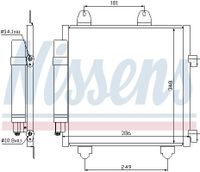 Condensor, airconditioning 94891 Condensor, airconditioning 94891