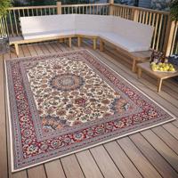 Buitenkleed Kadi Rood Crème 120x180 Cm Laagpolig Home Collectie - Dekbed-Discounter.nl