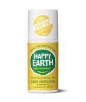 Happy Earth Deodorant roll on jasmine ho wood 75 Milliliter