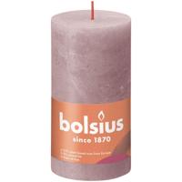 Bolsius Stompkaars rustiek 130x68 ash rose | 4 stuks