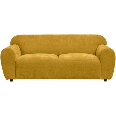 Leen Bakker - Bank Bibi 3-zits - Glory - Oker - Stof - Geel - 88x203x76 Cm