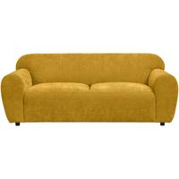 Leen Bakker - Bank Bibi 3-zits - Glory - Oker - Stof - Geel - 88x203x76 Cm