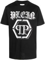 Philipp Plein t-shirt SS Chrome à col rond - Noir