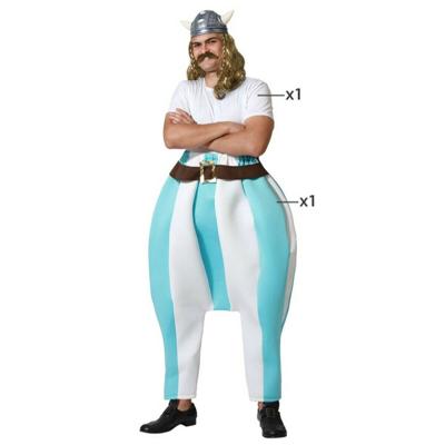 Kostuums voor Volwassenen Viking Man Blauw - Maat: M/L - Maat: M/L