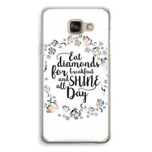 Diamonds: Samsung Galaxy A5 (2016) Transparant Hoesje