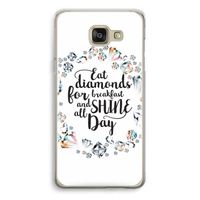 Diamonds: Samsung Galaxy A5 (2016) Transparant Hoesje