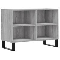 vidaXL Tv-meubel 69,5x30x50 cm bewerkt hout grijs sonoma eikenkleurig - thumbnail