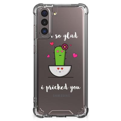 Samsung Galaxy S21 Stevig | Bumper Hoesje | Cactus Glad Samsung Galaxy S21 Stevig | Bumper Hoesje | Cactus Glad