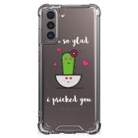 Samsung Galaxy S21 Stevig | Bumper Hoesje | Cactus Glad