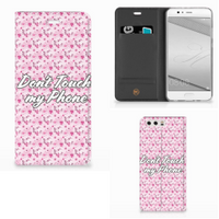 Huawei P10 Plus Design Case Flowers Pink DTMP - thumbnail