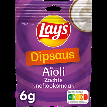 Lay&apos;s Dipsaus Aioli Zachte Knoflooksmaak 6 gr bij Jumbo