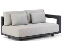 Metropolitan 2.5 seater bench left arm with 5 cushions - thumbnail