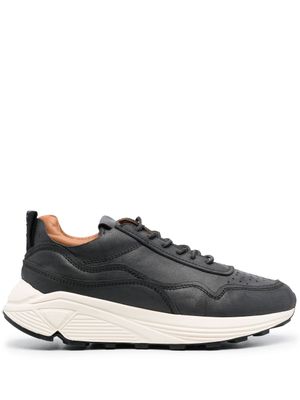 Buttero baskets Vinci en cuir - Noir