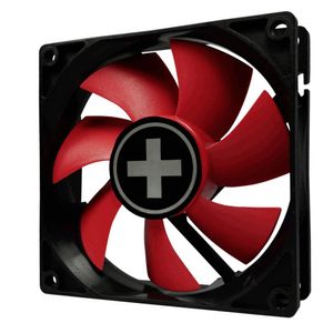 Xilence XPF80.R PC-ventilator Zwart, Rood (b x h x d) 80 x 25 x 80 mm