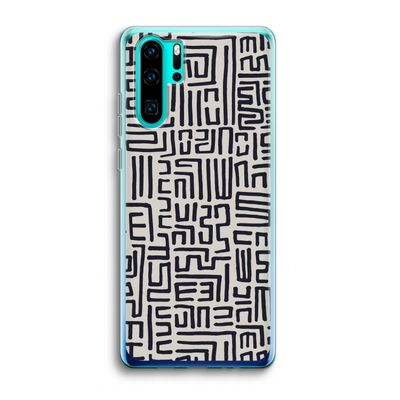 Moroccan Print: Huawei P30 Pro Transparant Hoesje