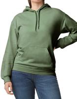 Gildan GSF500 Softstyle® Midweight Sweat Adult Hoodie - Military Green - 4XL - thumbnail