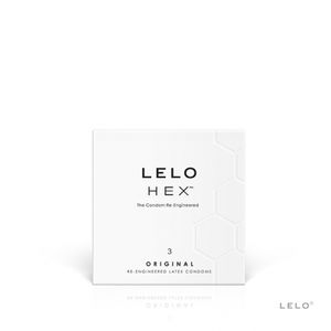 lelo - hex condooms original 3 pack