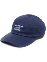 Drôle De Monsieur casquette à slogan brodé - Bleu