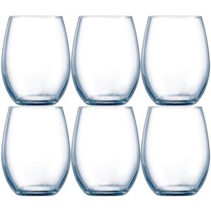 Chef & Sommelier Drinkglazen - 6x stuks - glas - 440 ml - Waterglazen - Dessertglazen