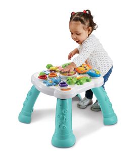 VTech speeltafel Dierenvriendjes 52 x 50 cm wit/turquoise (NL)