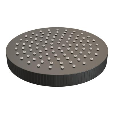 BRAUER Stripe Regendouchekop - 25cm - mat zwart 5-S-466