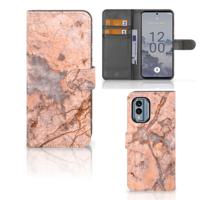 Nokia X30 | Bookcase | Marmer Oranje