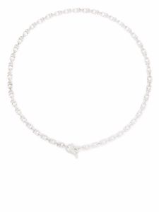 Courbet collier CELESTE en or blanc recyclé 18ct serti de diamants créés en laboratoire - Argent