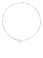 Courbet collier CELESTE en or blanc recyclé 18ct serti de diamants créés en laboratoire - Argent