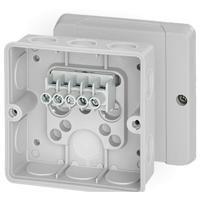 Hensel 62000268 Verdeeldoos Halogeenvrij, Verzegelbaar (l x b) 98 mm x 98 mm 1 stuk(s)
