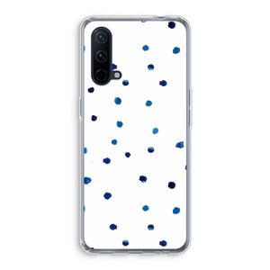 Blauwe stippen: OnePlus Nord CE 5G Transparant Hoesje