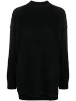 Jil Sander long-sleeve crew-neck wool jumper - Noir - thumbnail