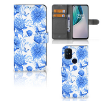 Hoesje voor OnePlus Nord N10 Flowers Blue