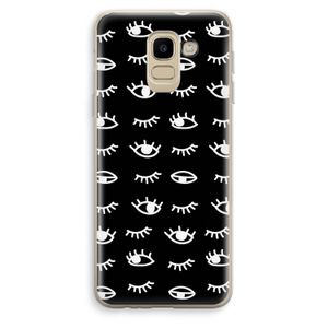 Eye pattern #3: Samsung Galaxy J6 (2018) Transparant Hoesje