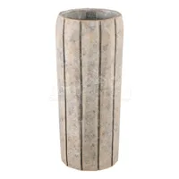 PTMD Bloempot Imani Cement Taupe Hoog 55cm