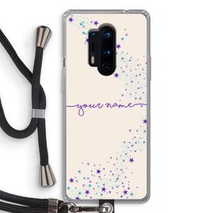 Sterren: OnePlus 8 Pro Transparant Hoesje met koord