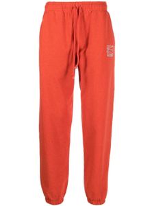 RASSVET pantalon de jogging à logo brodé - Rouge