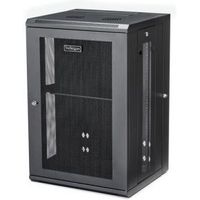 StarTech.com RK1820WALHM Wall mounted rack 18U 90kg Zwart rack