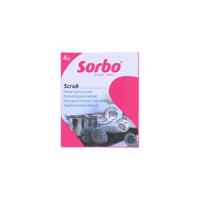 Sorbo Pansponsen metaal 19 gram 4 stuks