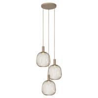 Lucide ESTEREL - Hanglamp - 3xGU10 (MR11) - Taupe | Essential