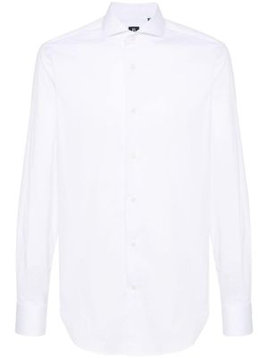 Boggi Milano chemise en piqué ondulé - Blanc