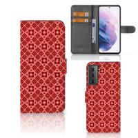 Samsung Galaxy S21 Plus | Telefoon Hoesje | Batik Rood