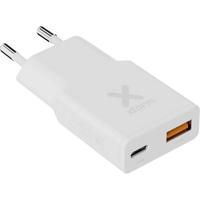 XTORM Go2 Series SlimLine Laadadapter 33 W 1x USB-A, 1x USB-C USB PD, Quick Charge 3.0 Wit Thuis, Binnen
